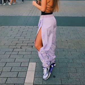 starter black label pants- urban outfitters